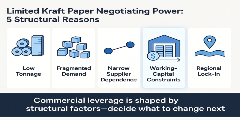 five structural reasons small converters lack negotiating power — tonnage, fragmentation, supplier dependence, capital, regional lock-in.