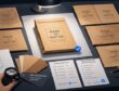 Quality-control desk showing kraft paper packaging samples labeled “Made to Matter,” with inspection notes for ink, edge bleed, shade drift, scuffing, rough surface, print proof, and kraft shade consistency.